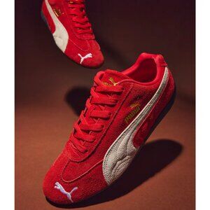 Puma Women's Speedcat OG Sneaker Color: For All Time Red-Puma White